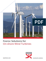 Fosroc Solutions For: On-Shore Wind Turbines
