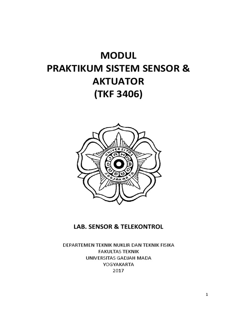 Praktikum Sensor dan Aktuator 2017 | PDF | Teknologi & Rekayasa