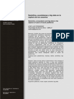 Semiótica, ecosistemas y big data en la captura de los usuarios