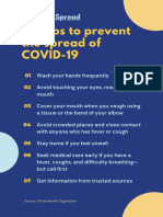 7 Steps To Prevent The Spread of Covid-19: #Stopthespread