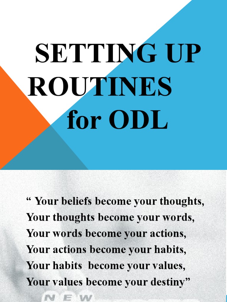 Effective Academic Routine Setup | PDF | Language Arts & Discipline