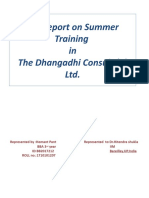 The Report On Summer Training
