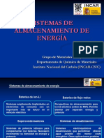 Sistemas de almacenamiento de energía electroquímicos