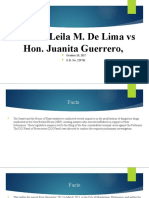 Senator Leila M. de Lima Vs Hon. Juanita Guerrero,: October 10, 2017 G.R. No. 229781