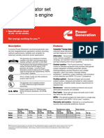 Diesel Generator Set 4BT3.9 Series Engine: Description Features