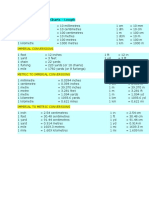 Metric Conversion Chart and Table | PDF | Cooking, Food & Wine ...