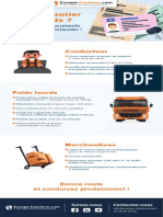 Infographie Documents Controle Routier Camion