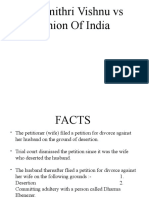 Sowmithri Vishnu Vs Union of India