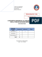 La Estadística Descriptiva y El Análisis de Varianza para La Toma de Decisiones Empresariales - Caso de Estudio