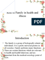 Roles of Family in Health and Illness