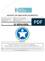 Certificado de Habilitacion Medicina Interna
