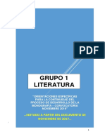 Literatura - Orientaciones