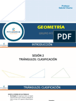Geometría Sesión 2 Clasificación de Triángulos