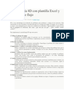 Metodología 8D Con Plantilla Excel y Diagrama de Flujo