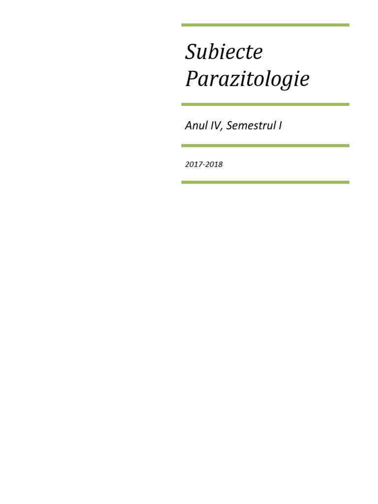 Revizuirea paragone a paraziților, Paraziți și vectori factorul de influență