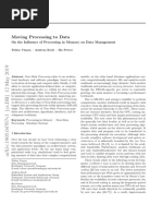 Moving Processing To Data: On The Influence of Processing in Memory On Data Management