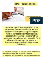 Informe Psicologico