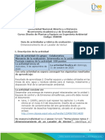 Guia de Actividades y Rúbrica de Evaluación - Tarea 2 - Dimensionamiento de Un Lavador de Venturi PDF