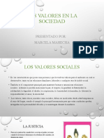 Los Valores en La Sociedad 1