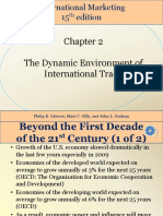 International Marketing 15 Edition: The Dynamic Environment of International Trade