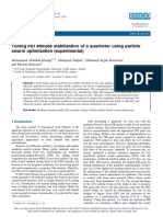 Tuning PID Attitude Stabilization of A Quadrotor Using Particle Swarm Optimization (Experimental)