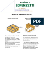 Sistema construtivo de alvenaria estrutural com blocos cerâmicos