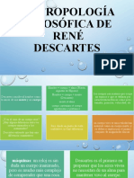 Antropología Filosófica de René Descartes