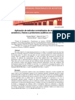 Aplicacion de Metodos Normalizados de Ensayos Acusticos y Fisicos A Protectores Auditivos en El CINTRA - Miretti & Et Al - 2009 - Argentina PDF
