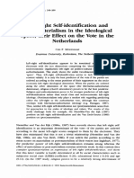 Middendrop - Left-Right Self-Identification and (Post) Materialism in The Ideological Space