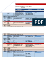 Weekly Home Learning Plan for Grade 6