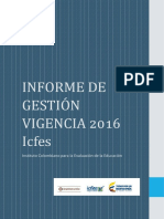 Informe de Gestion 2016