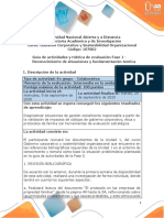 Guía de Actividades y Rúbrica de Evaluación Fase 1 - Reconocimiento de Situaciones y Fundamentación Teórica PDF