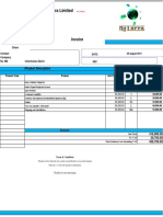 Hotel System Invoice