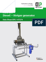 HGG480 Diesel - Hotgas Generator: Data Sheet EPE-147274