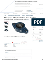 UCFL204 - Palier Applique RS PRO, Diam Int 20mm, 2 Trous de Fixations - RS Components