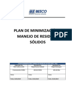 Plan de Minimización y Manejo de Residuos Sólidos - LAS PALMAS