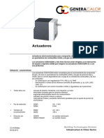 Actuadores electromotorizados para quemadores de combustible