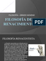 Filosofía Del Renacimiento