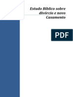 Estudo Biblico Sobre Divórcio e Novo Casamento