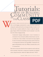 A Tutorials, Way of Building Community in the Classroom.pdf