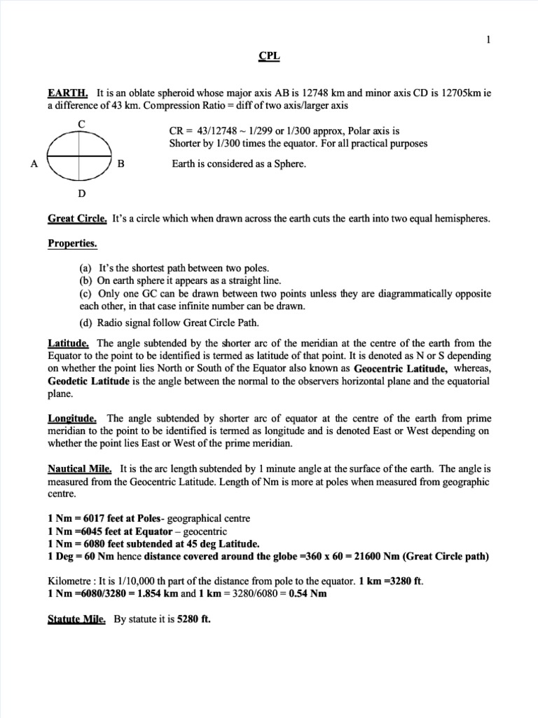 Dgca | PDF | Latitude | Equator