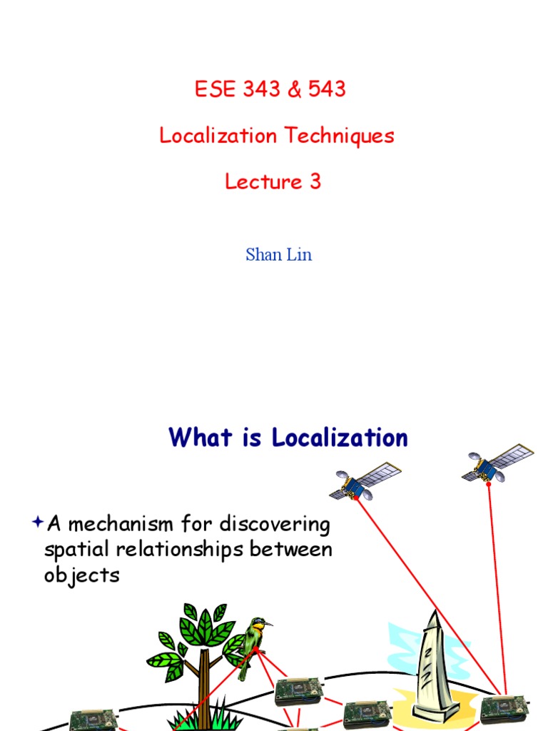 GPS Localization Techniques Overview | PDF | Global Positioning System ...