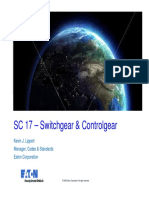 SC 17 - Switchgear & Controlgear: Kevin J. Lippert Manager, Codes & Standards Eaton Corporation