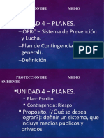 Unidad 4 - Planes: OPRC - Sistema de Prevención y Lucha. Plan de Contingencia (En General) - Definición