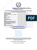 Ficha Inscripción Curso Online Perito Verificador e Identificador Vehicular Internacional para FF - Ss.