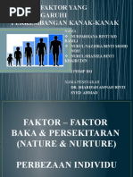 Download FAKTOR-FAKTOR YANG MEMPENGARUHI  PERKEMBANGAN KANAK-KANAK 2 by Syazwan Shukri SN47671032 doc pdf