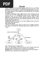 Threads: Life Cycle of A Thread