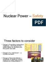 Safety - Nuclear Power