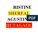 Christine Shereal Agustina Hutagaol