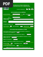 Formato REPSE 2025: Ejemplo y Datos | PDF